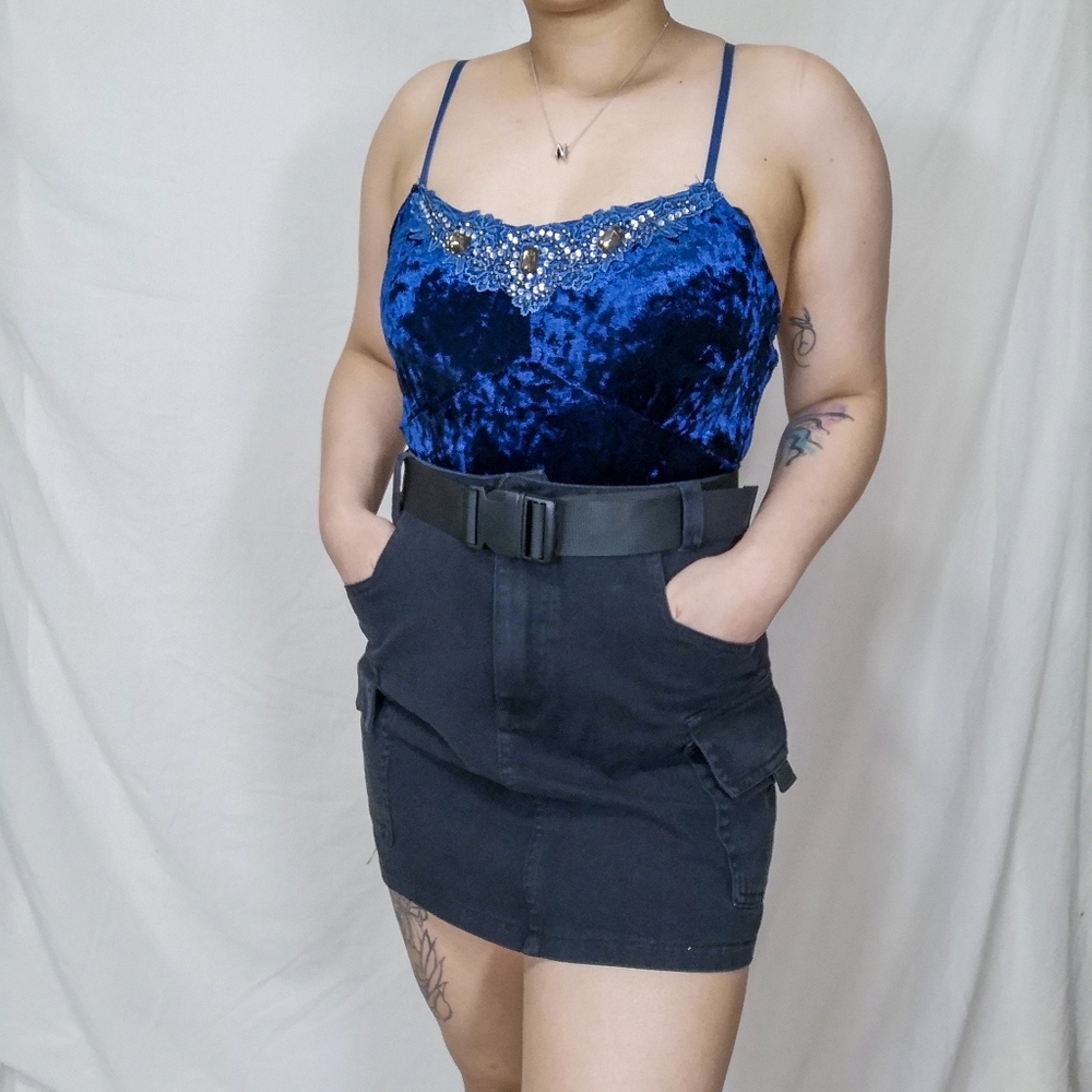 Princess Polly Cargo Skirt with Clip/Buckle Belt